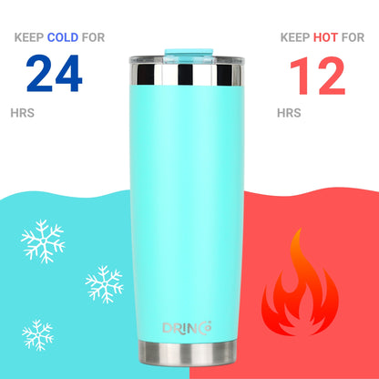 DRINCO® 20 oz. Insulated Tumbler with Spill-Proof Lid — Teal