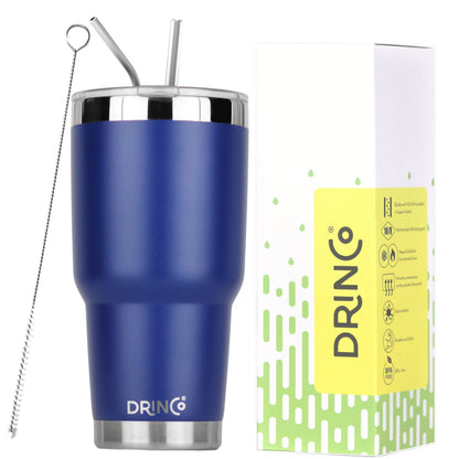 DRINCO® 30 oz. Insulated Tumbler with Spill-Proof Lid — Royal Blue