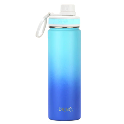 DRINCO® 22 oz. Insulated Stainless Steel Sport Water Bottle — Morning Sky Blue