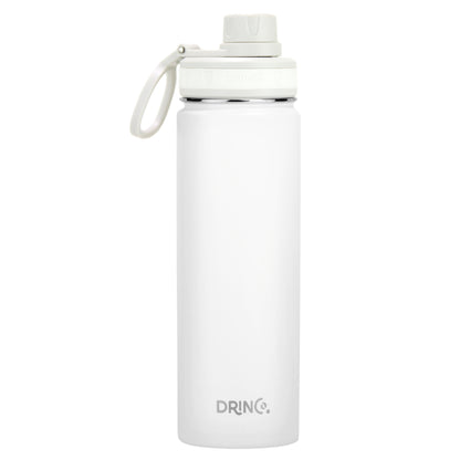 DRINCO® 22 oz. Insulated Stainless Steel Sport Water Bottle — Arctic White