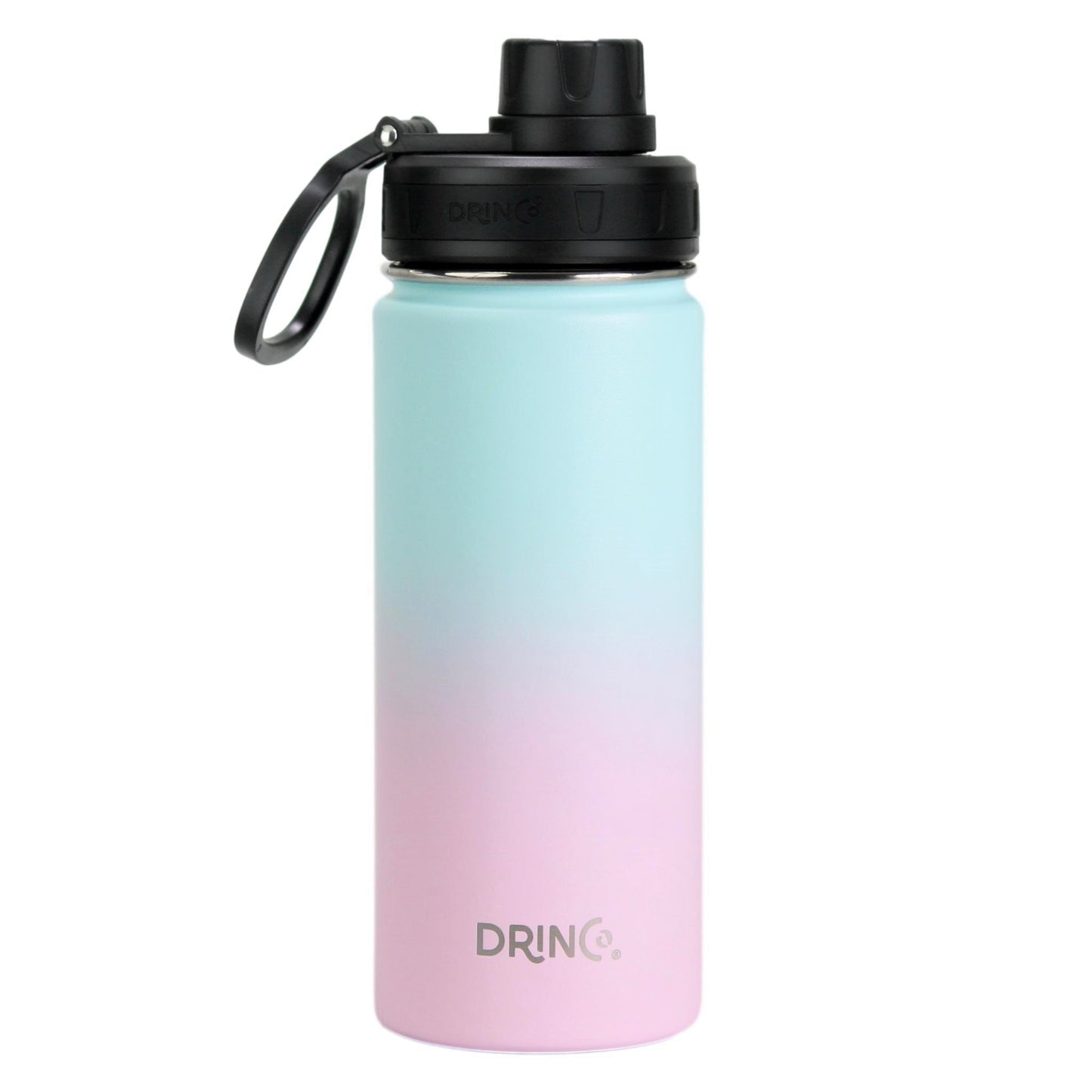 DRINCO® 18 oz. Insulated Wide-Mouth Sport Water Bottle — Macaron Ombre