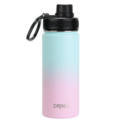 DRINCO® 18 oz. Insulated Wide-Mouth Sport Water Bottle — Macaron Ombre