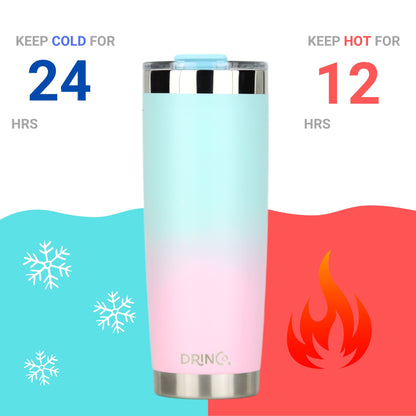 DRINCO® 20 oz. Insulated Tumbler with Spill-Proof Lid — Macaron