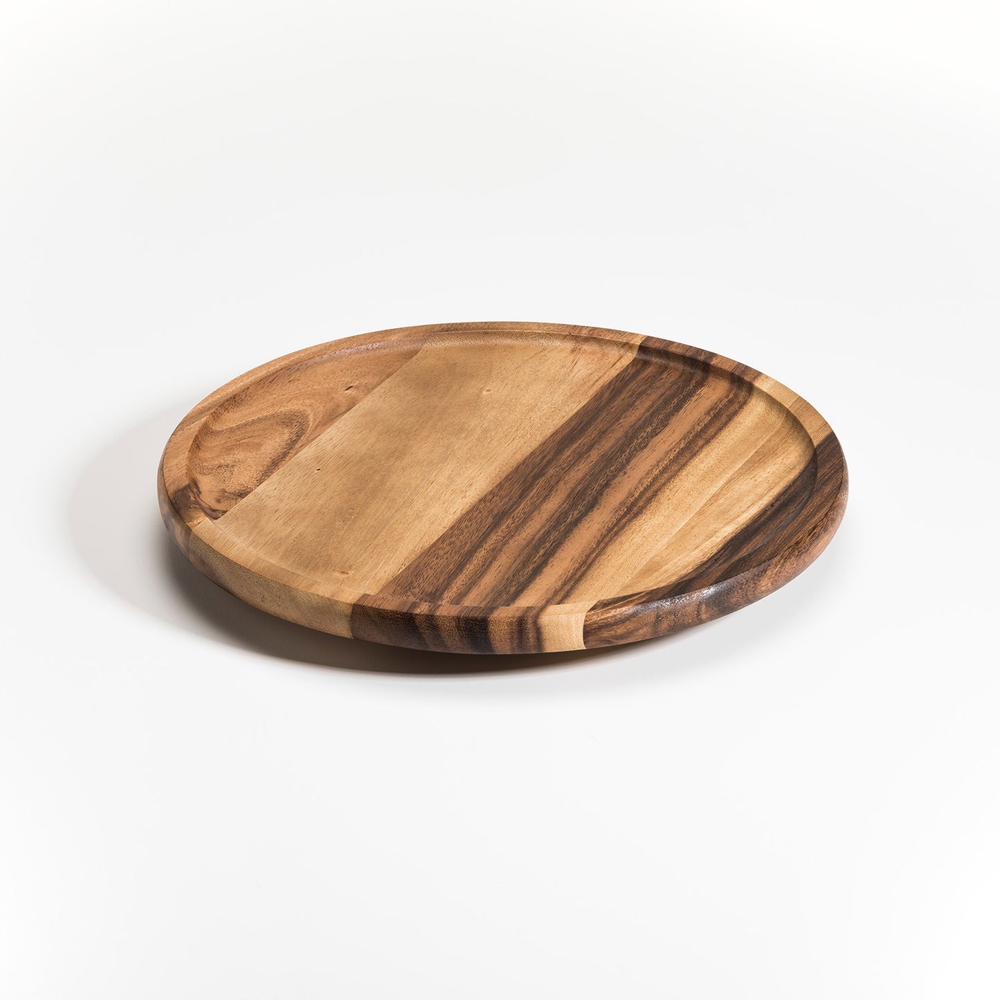 Acacia Wood Lazy Susan Turntable — 13 in. Diameter