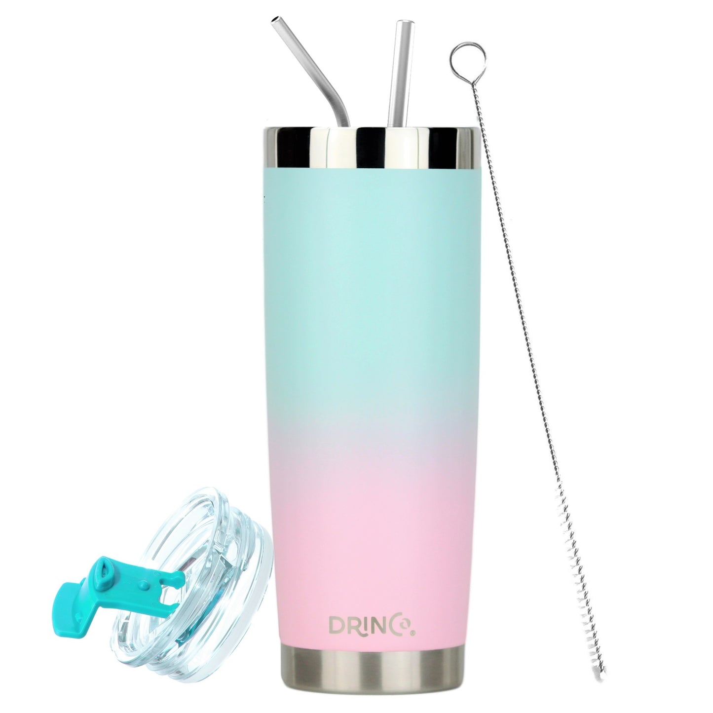 DRINCO® 20 oz. Insulated Tumbler with Spill-Proof Lid — Macaron
