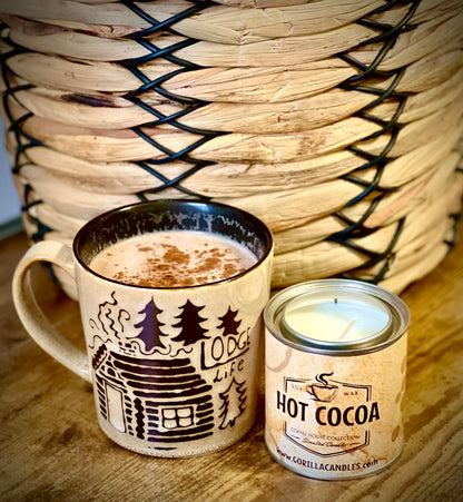 Hot Cocoa Soy Wax Candle — 8 oz. Paint Can