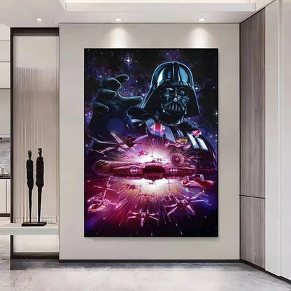 The Dark Lord Command the Stars cinematic sci-fi wall art poster — LivDecor
